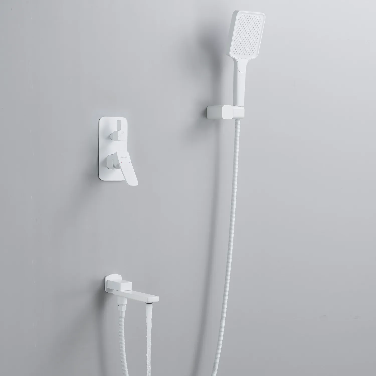 Душевая система встраиваемая Shevanik S9935C, белый