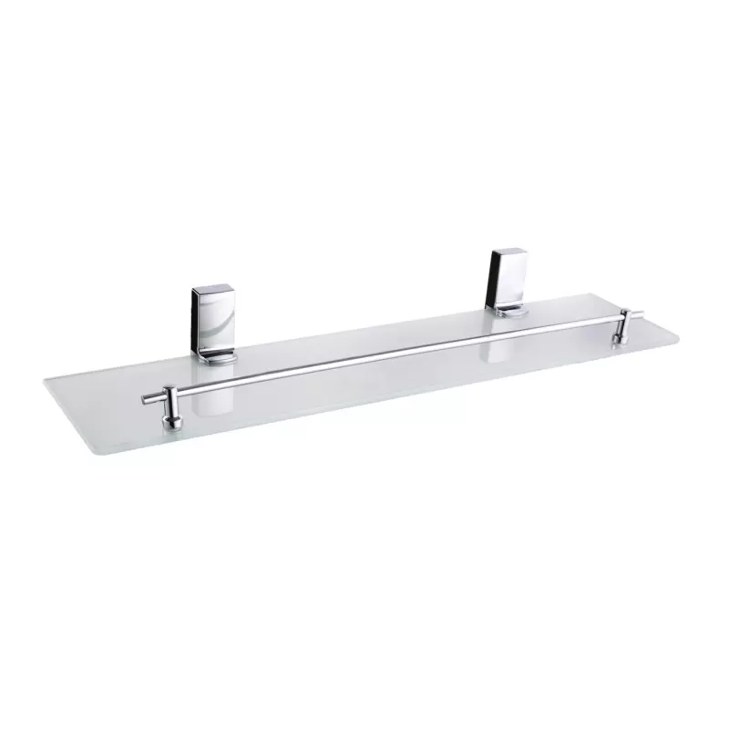 Полка стеклянная Haiba хром (HB8807)