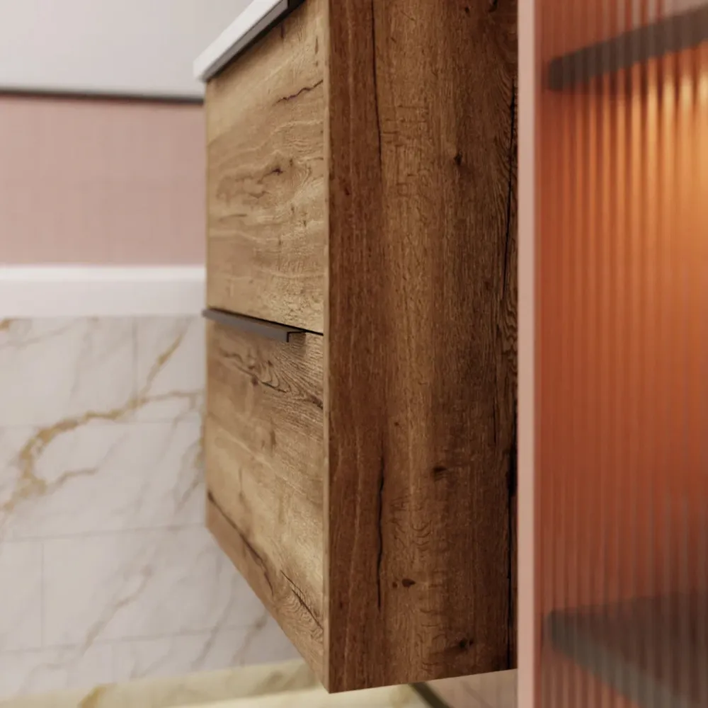 Тумба под раковину подвесная La Fenice Tesoro FNC-01-TES-DGT-60-2, табак