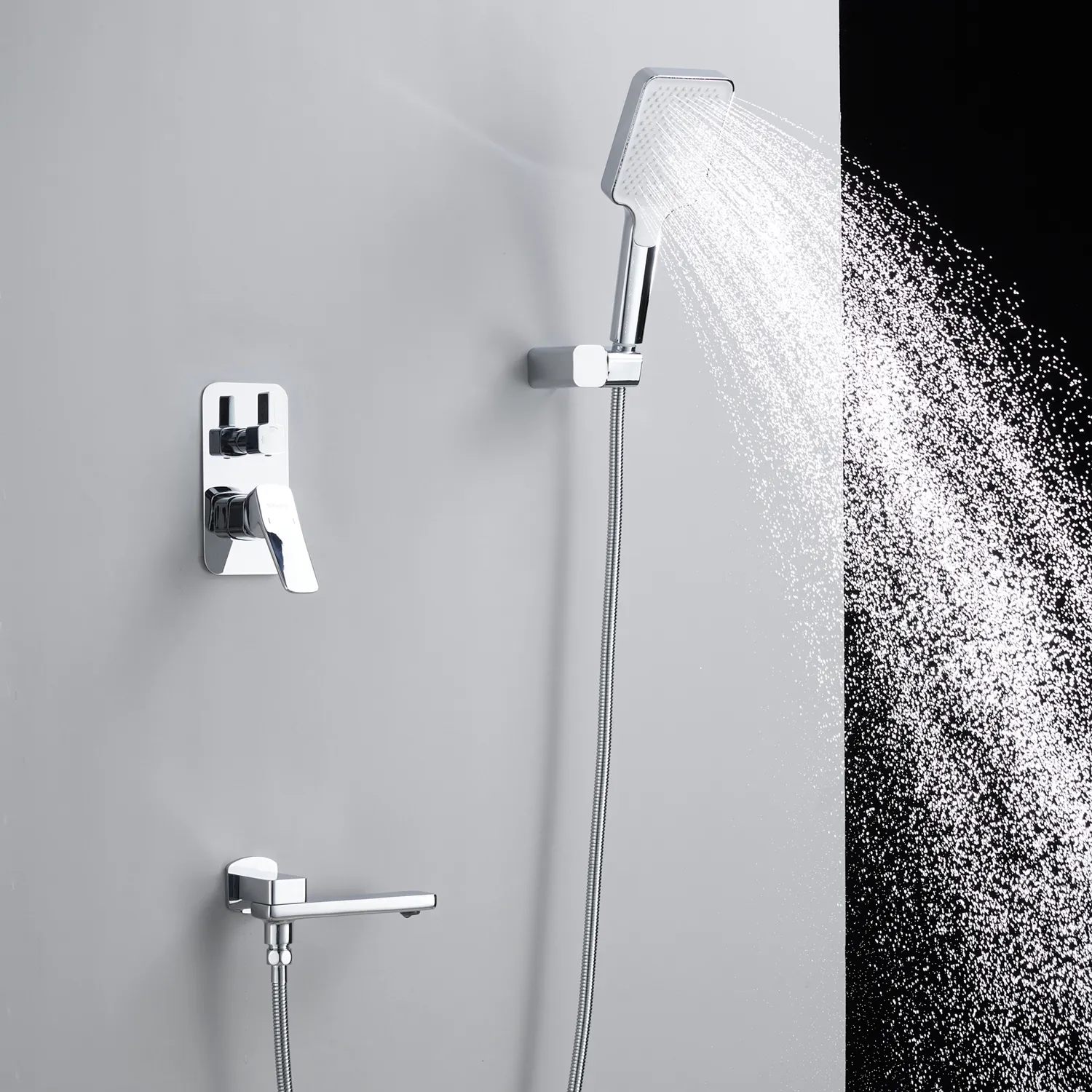 Душевая система встраиваемая Shevanik S9935, хром