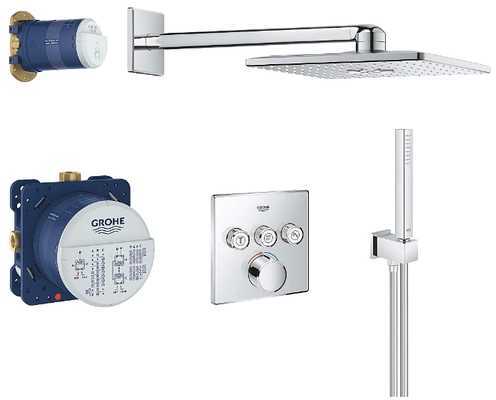 Душевая система Grohe SmartControl Concealed 34712000 хром