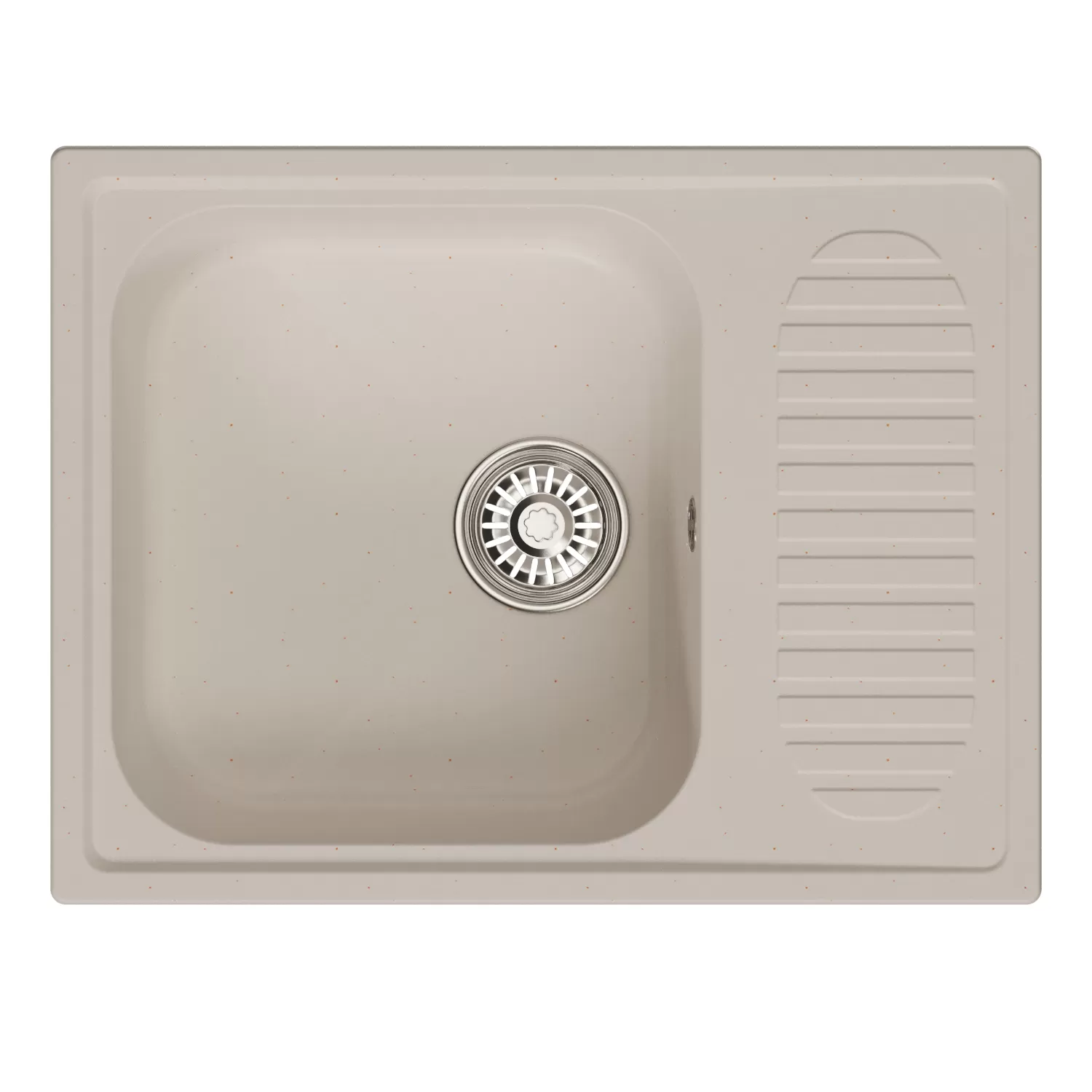 Мойка MIXLINE ML-GM18 с крылом  белая (331) 640*490*190мм NEW (551974)