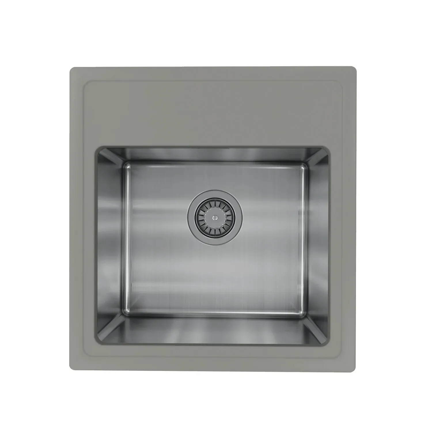 Кухонная мойка Florentina КОМБИ 21.455.B0480.307, серый шёлк