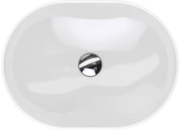 Раковина с установкой на столешницу Geberit VariForm эллиптической формы (55х40 см) (500.774.01.2)