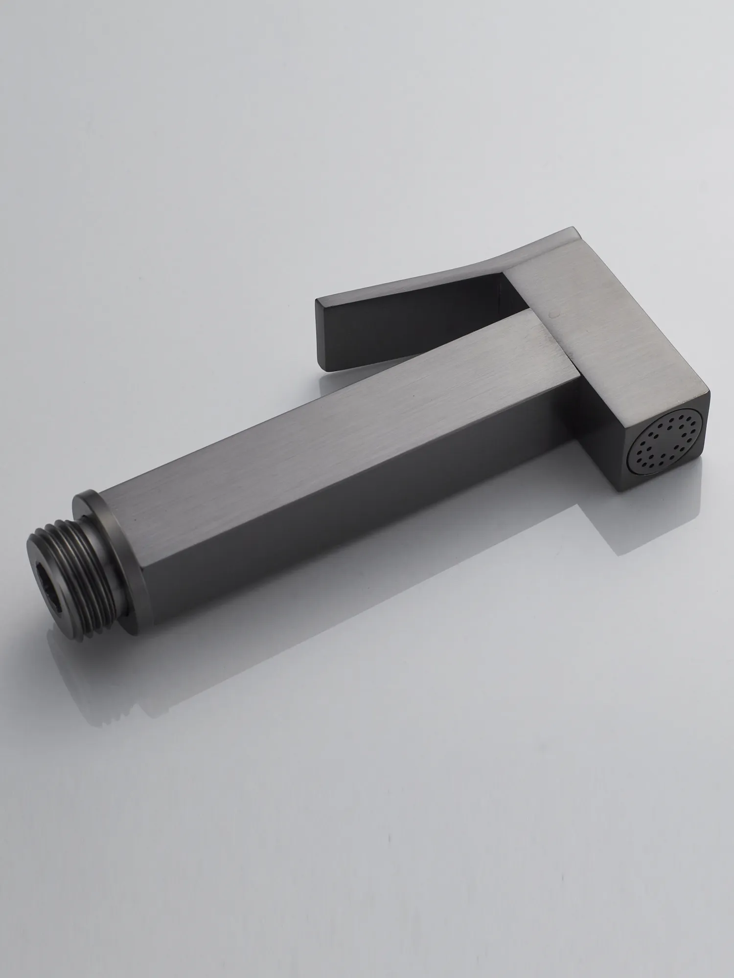 Гигиенический душ со смесителем Rose R2805T, оружейная сталь