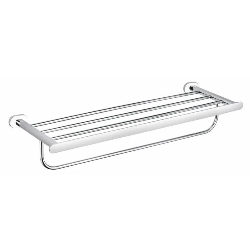 Полка для полотенец Rav Slezak YUKON YUA0704CB, хром/белый