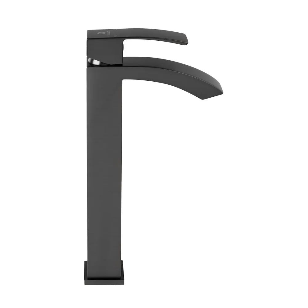 Смеситель для раковины высокий FILARETE Waterfall FL6010BG, графит