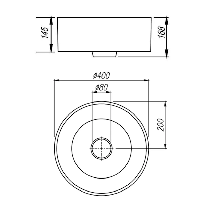 Раковина Florentina Алтея 40 см 10.290.00400.201, жасмин