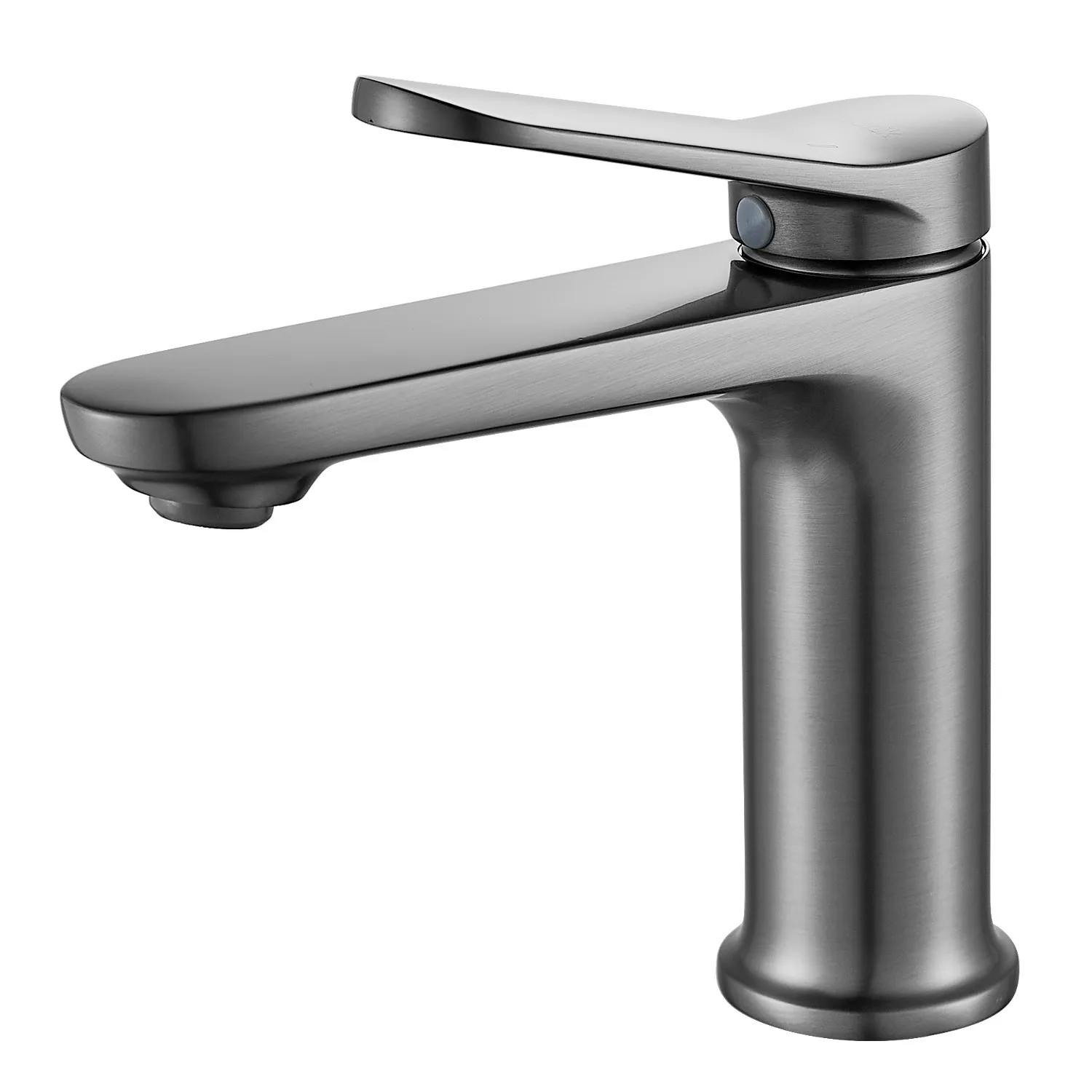 Смеситель для раковины Shevanik S4301T, оружейная сталь