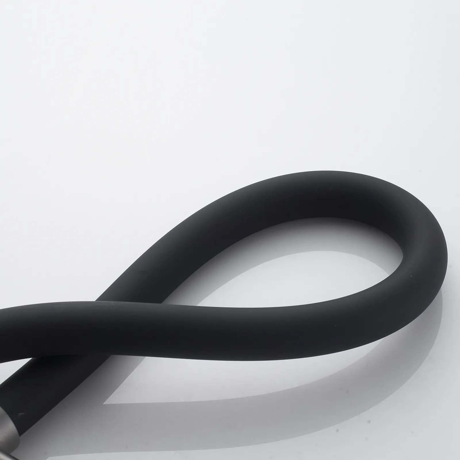 Смеситель для кухни с гибким изливом и режимом "душ" Shevanik S123T-3, оружейная сталь