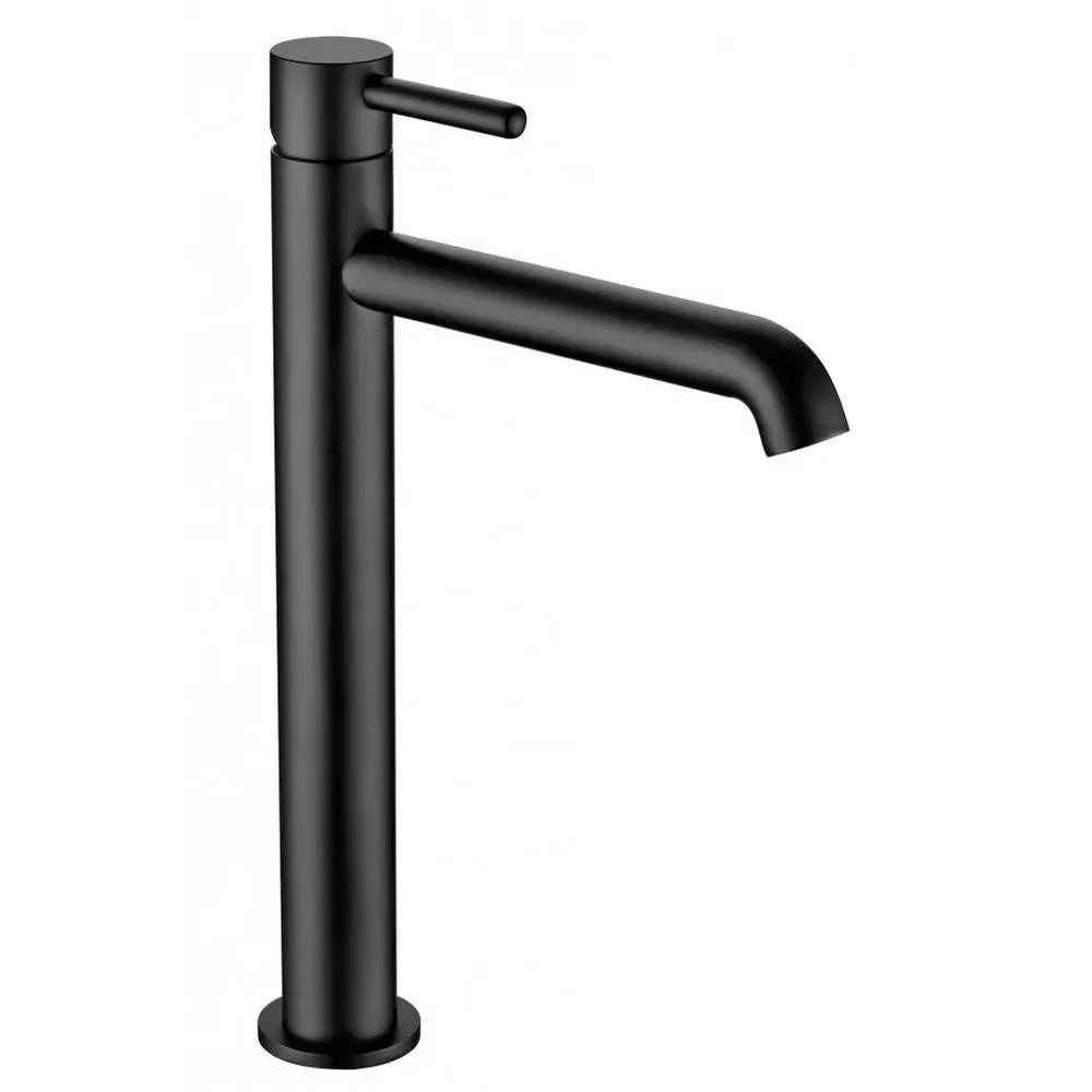 Смеситель для раковины высокий Grocenberg GB3029BL, черный