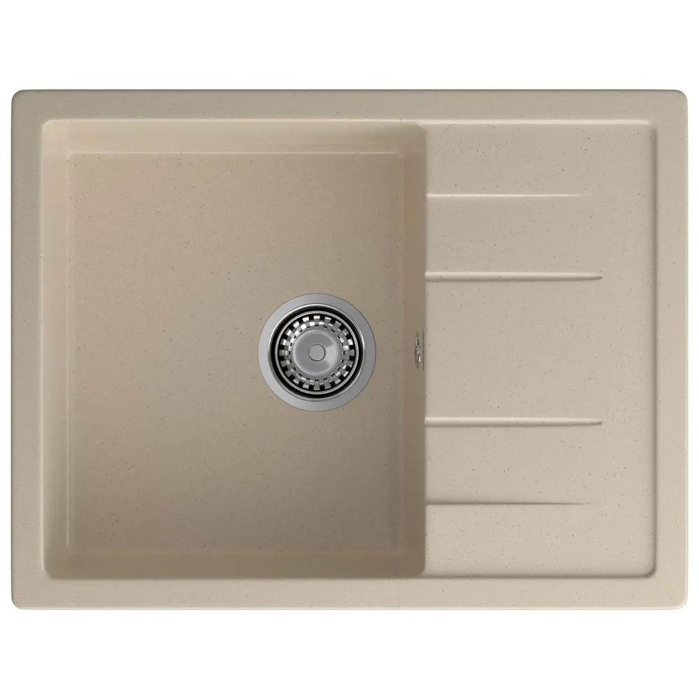 Кухонная мойка GranFest QUADRO 650L, кашемир