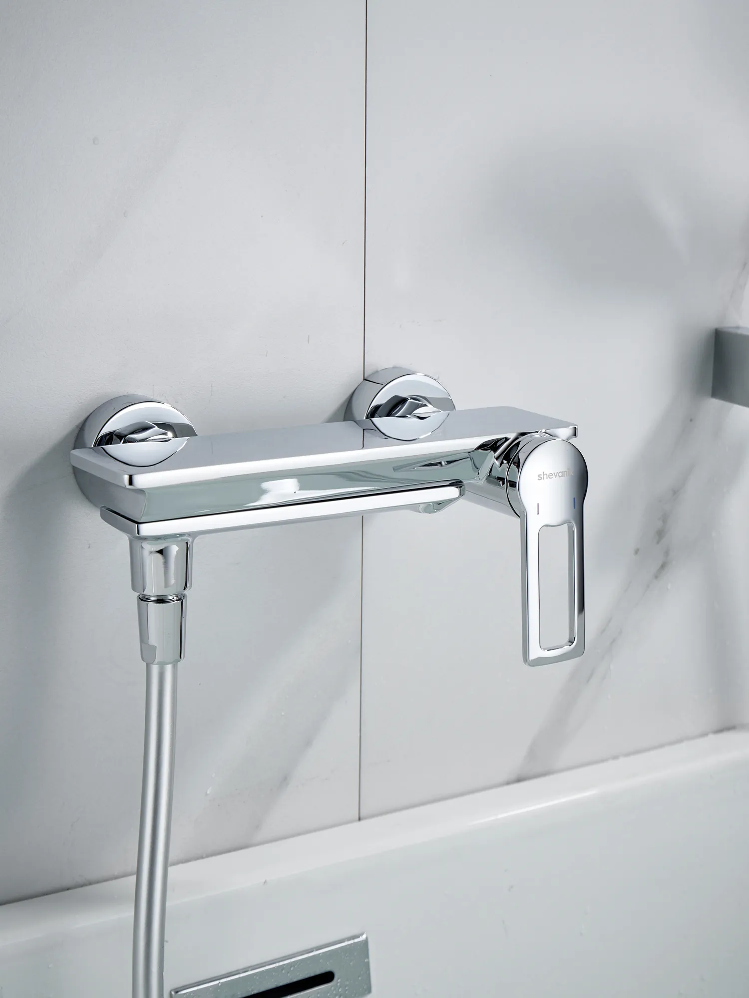 Смеситель для ванны Shevanik S4852, хром