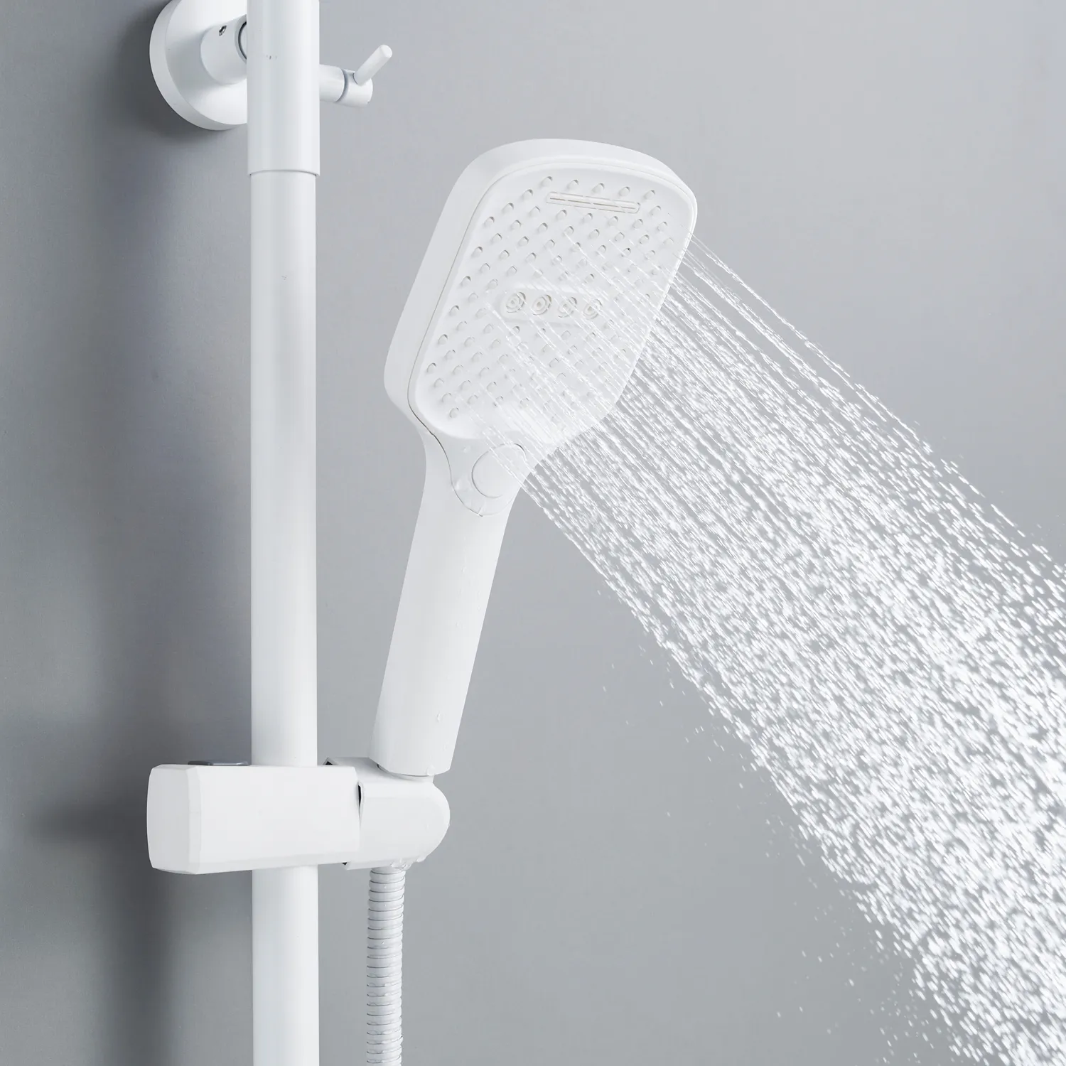 Душевая система Shevanik S4036C, белый