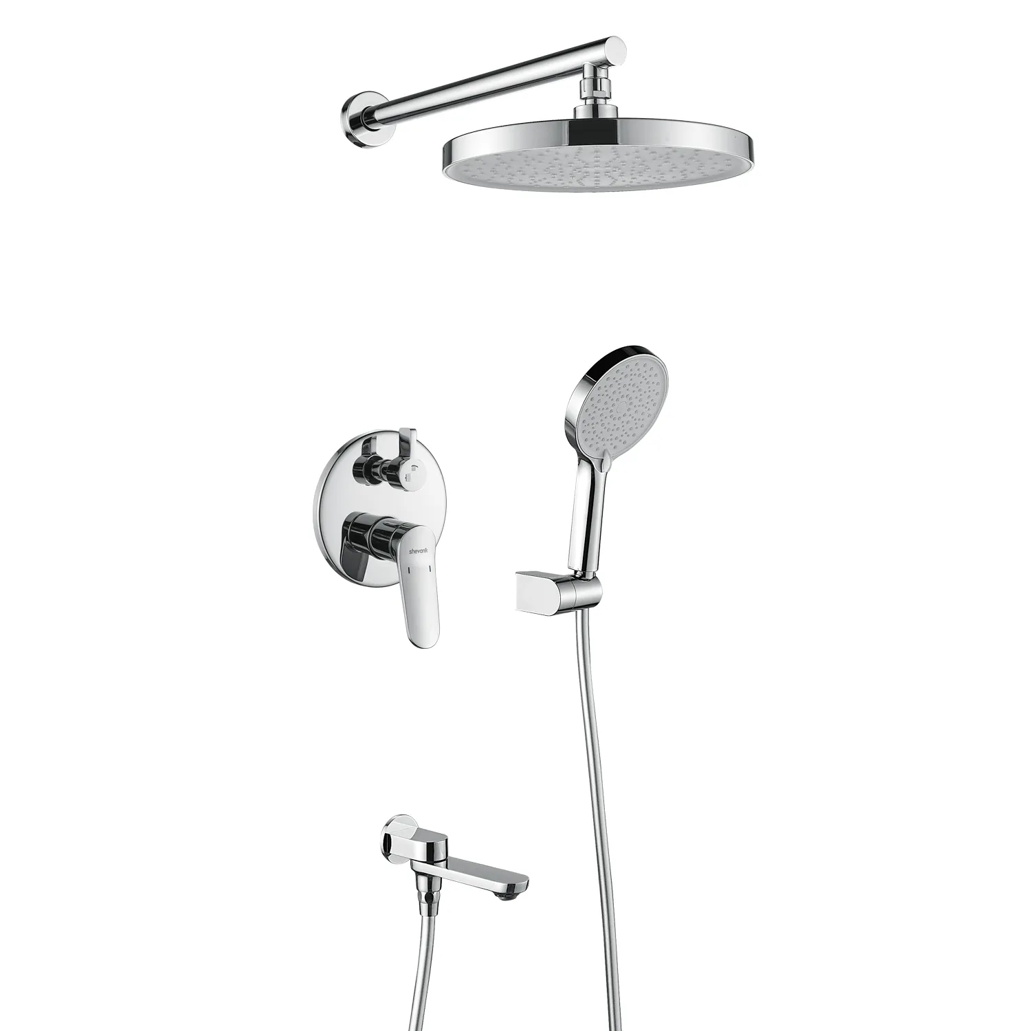 Душевая система встраиваемая Shevanik S4335, хром