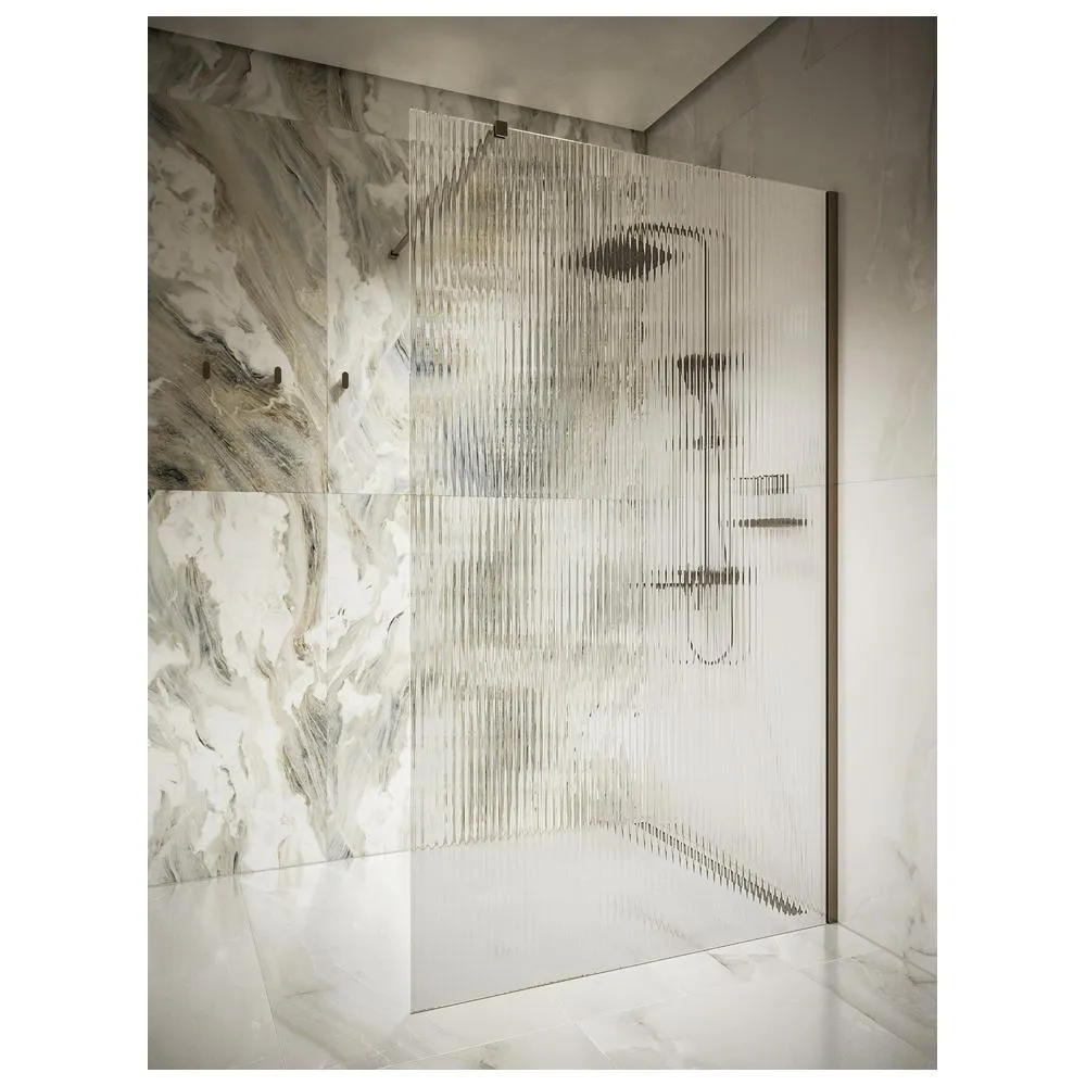 Душевая перегородка Knotlor WI120CG1GM 120х200, оружейная сталь