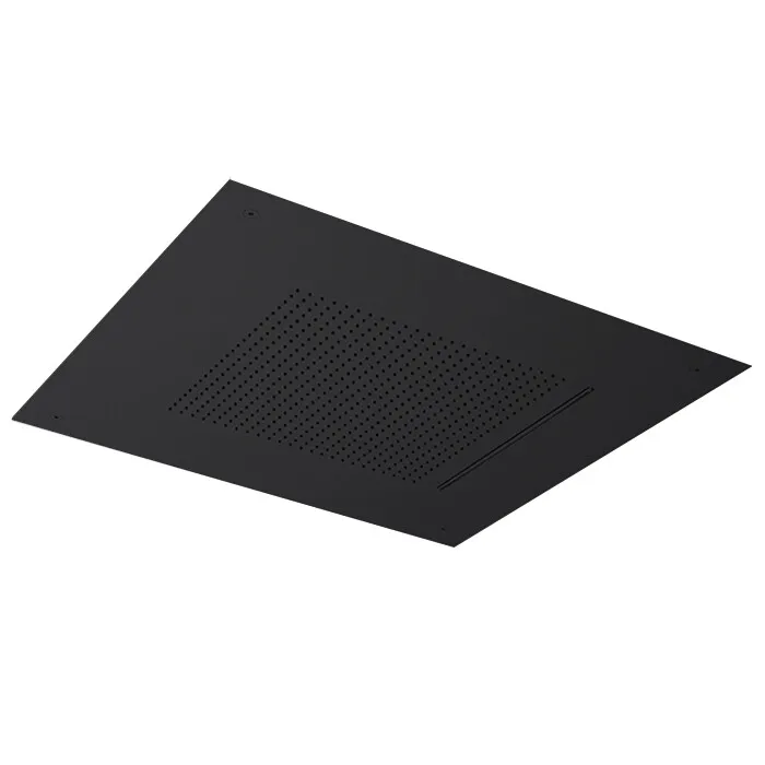 Верхний душ Almar Velvet, 498х498, черный матовый (E044280.MB)