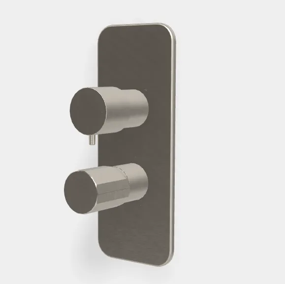 Смеситель для душа Fima Carlo Frattini Spillo Tech, V Collection, на 2/3 потребителя, никель брашированный (F3039TX6VSN)