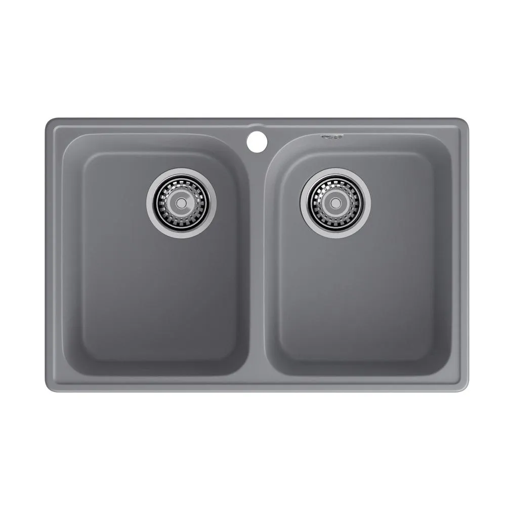Кухонная мойка GranFest QUARZ 15, темно-серый