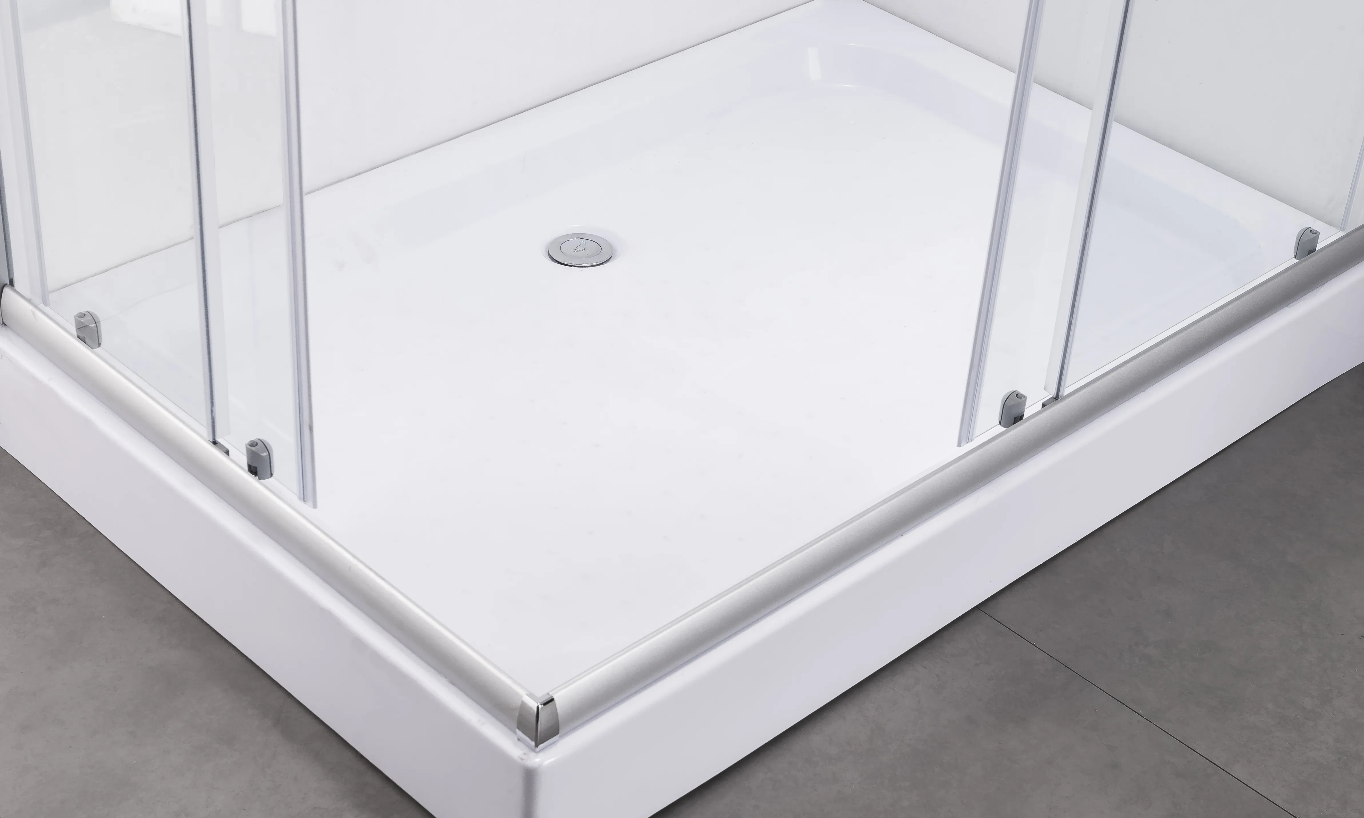 Душевой поддон OLIVE'S прямоугольный , с сифоном, 1200*800*125 мм, белый (P-128125R-WH)