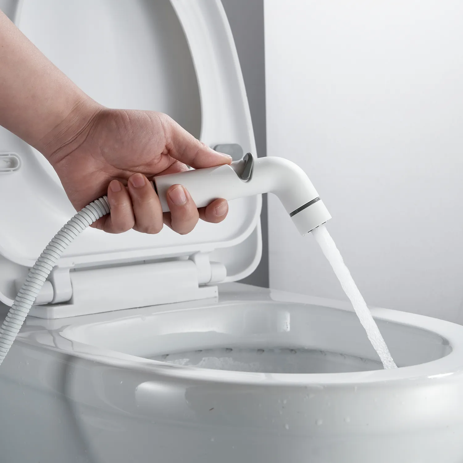 Гигиенический душ со смесителем Shevanik S4705C-1, белый