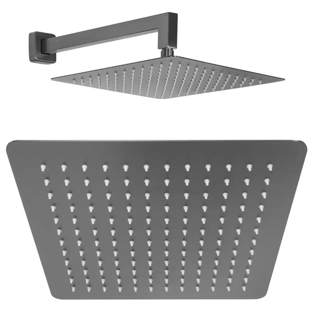 Душевая система встраиваемая (без излива) Hansberge H6070BG, графит