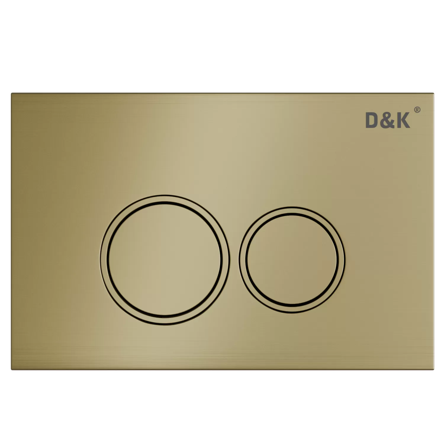 Комплект D&K Унитаз подвесной  безободковый DT1436016, Инсталляция DI8050127, Клавиша смыва DB1529007 матовое золото (DS1431630)