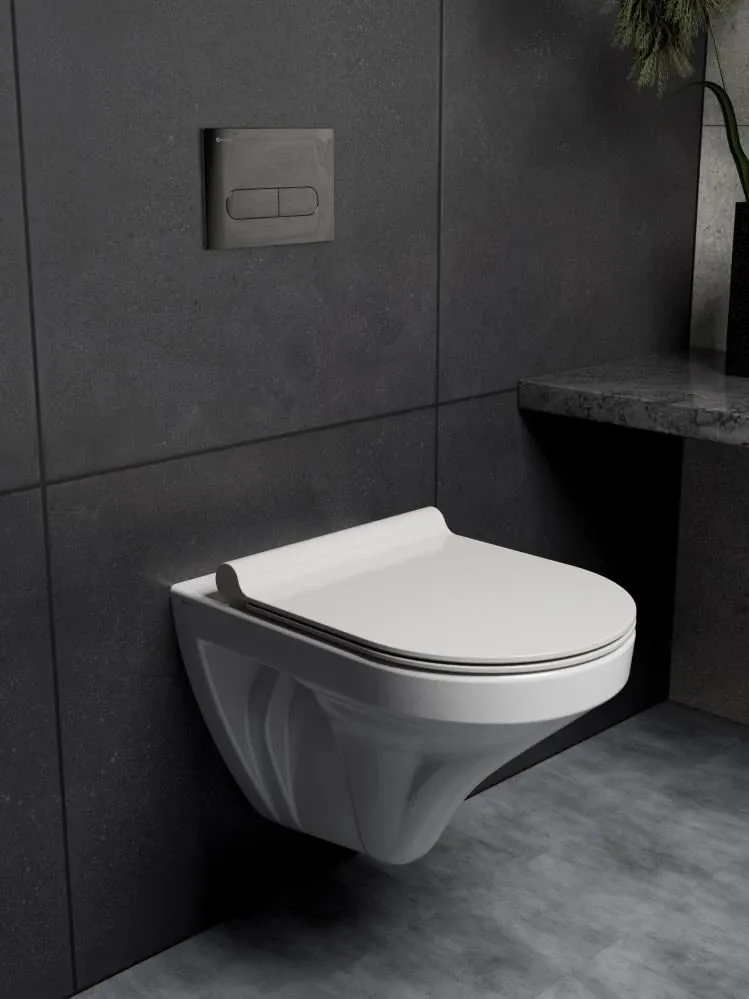 Унитаз подвесной Knotlor WC51WG, белый