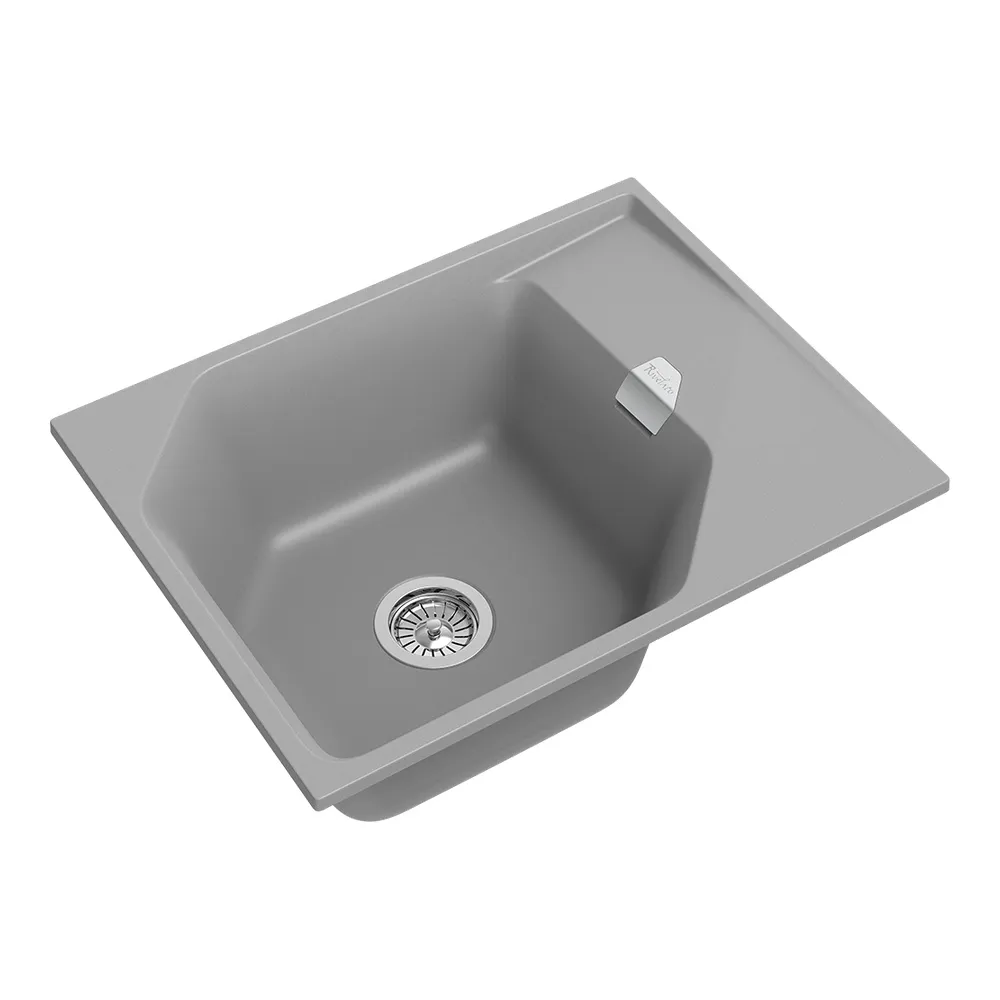 Кухонная мойка Rivelato LOCUS LS-65, серый металлик