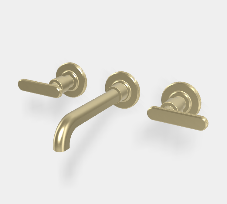 Смеситель для раковины Fima Carlo Frattini Park Lane, шампань брашированная (F1331/5HS)