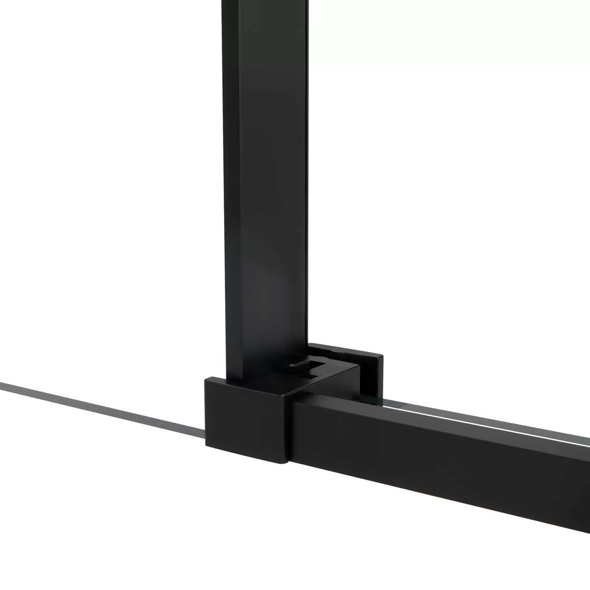 Душевая дверь Vincea Slim Soft (VDS-1SS100CLB) 1000х2000 мм, черный, стекло прозрачное