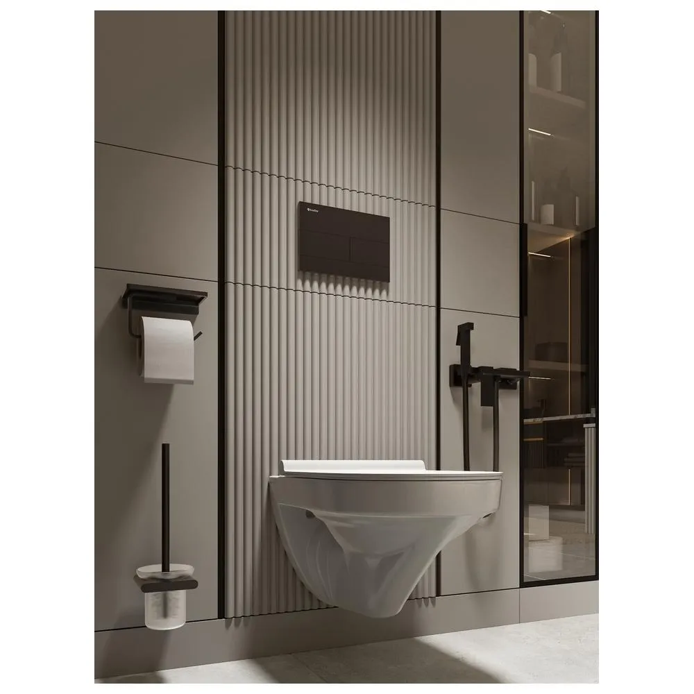 Гигиенический душ со смесителем Knotlor FHS02S0BL, черный