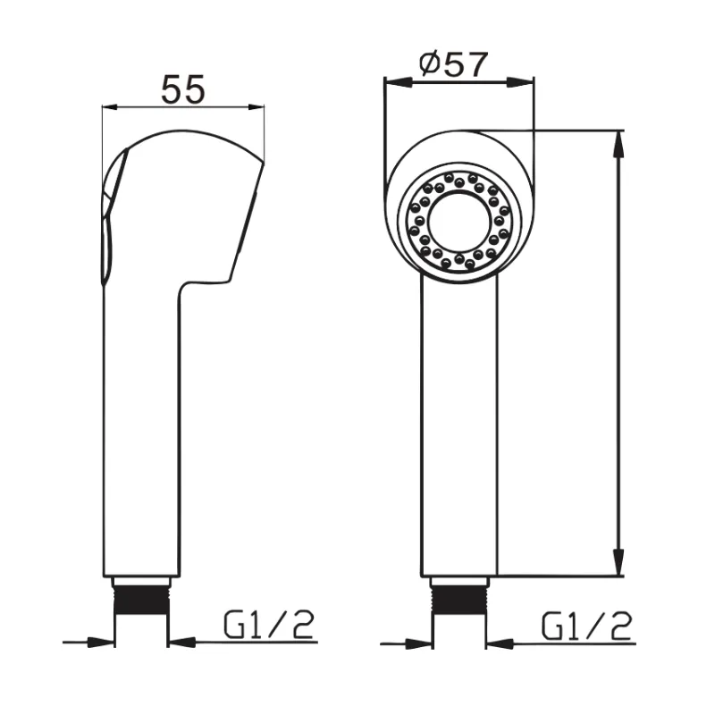 Лейка для душа D-Lin D61014, хром