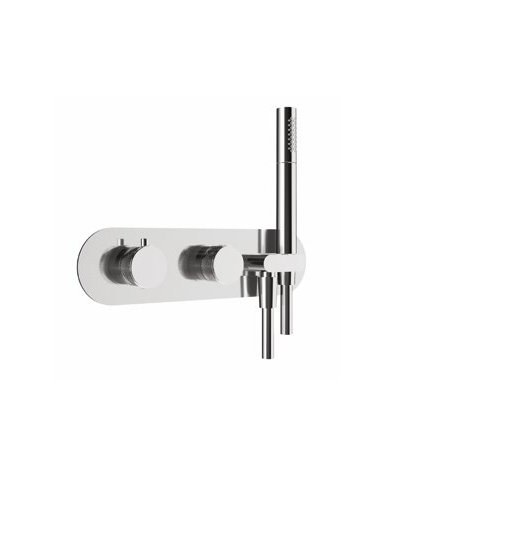 Смеситель для душа Carimali Race, на 2 потребителя, черный матовый (0-RCE5101EST-NEOP)