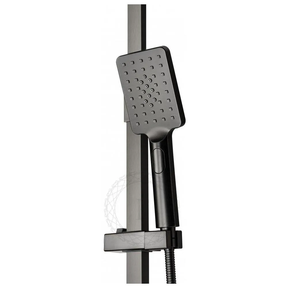 Душевая система FILARETE Waterfall FL2010BG, графит