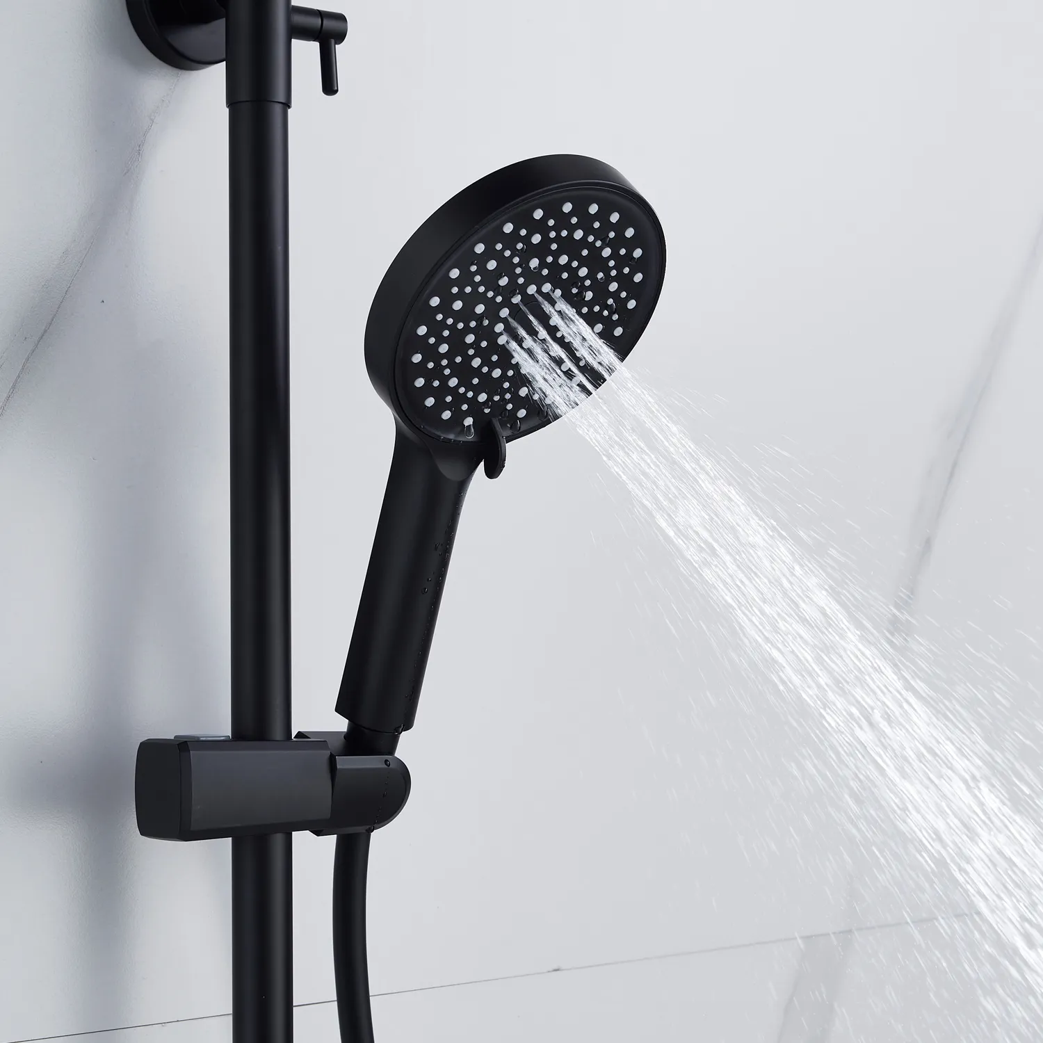 Душевая система Shevanik S4726H, черный