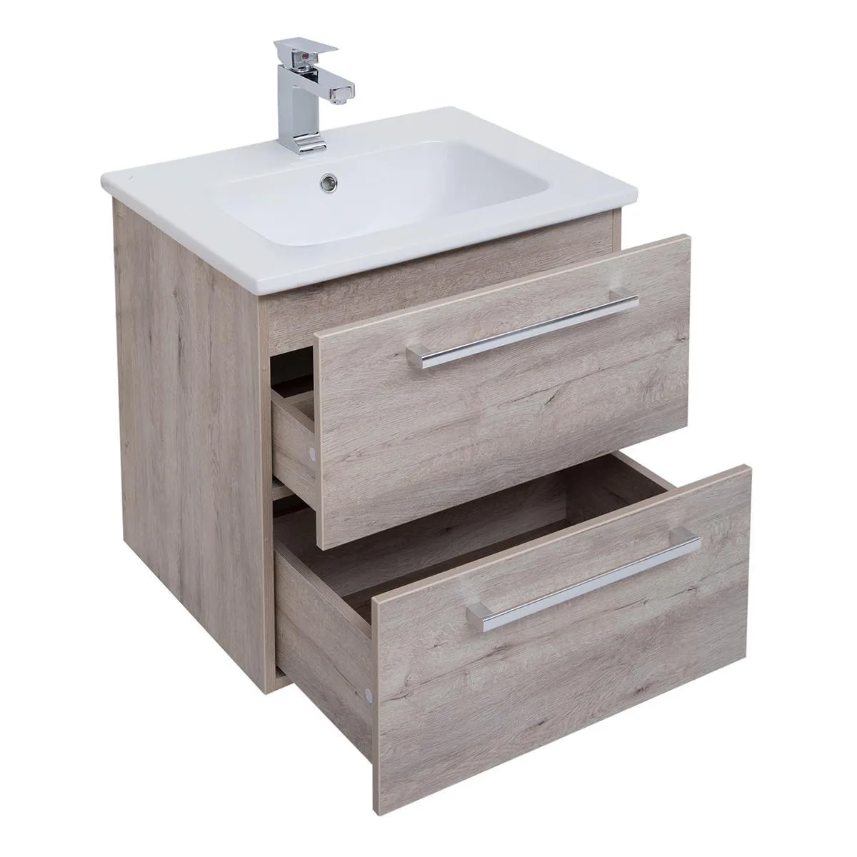 Тумба под раковину подвесная Dreja Gio 60 см, дуб кантри