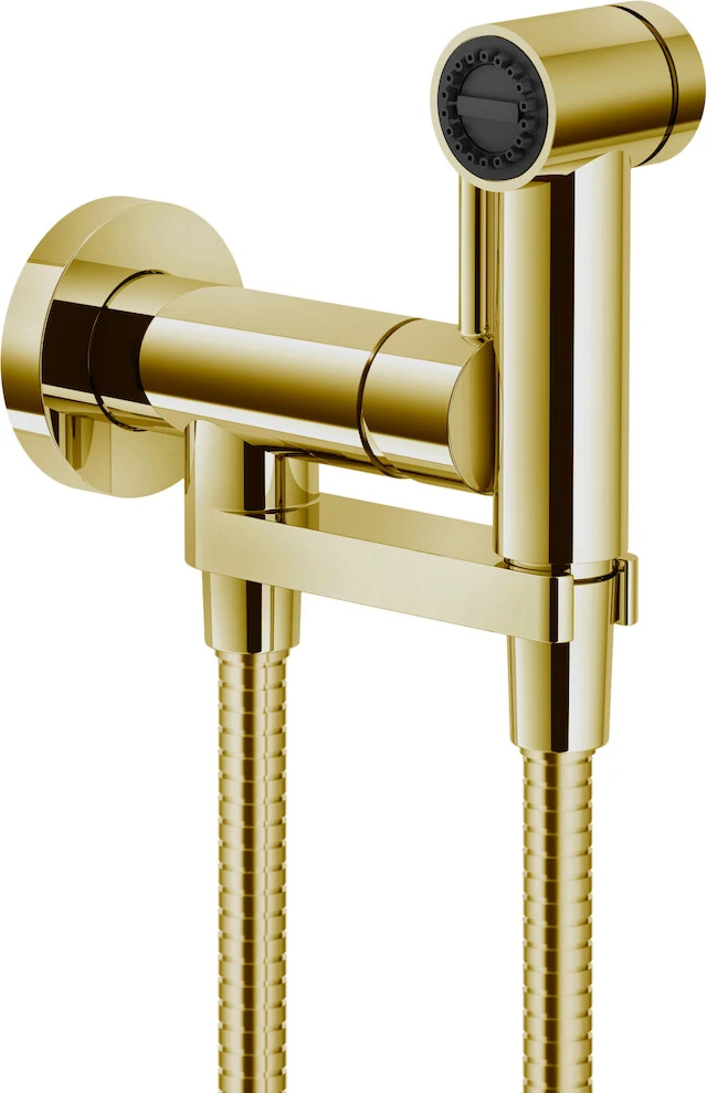 Гигиенический душ Nobili AV00600GDP со смесителем, с внутренней частью, золото