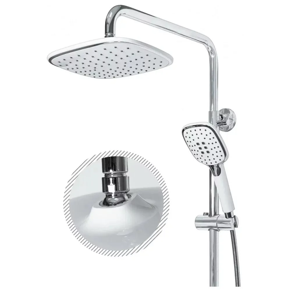 Душевая система Grocenberg GB7010WC, белый/хром
