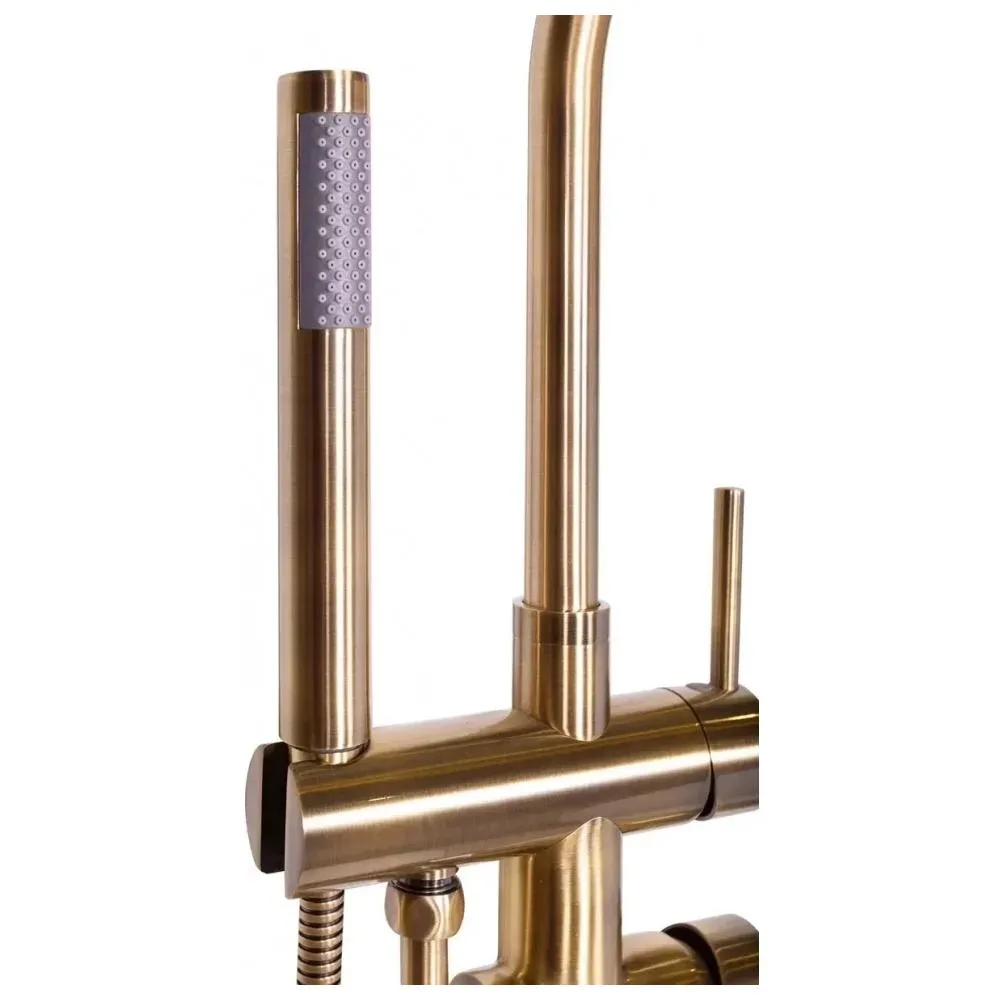 Смеситель напольный для ванны Groсenberg GB900BR, бронза