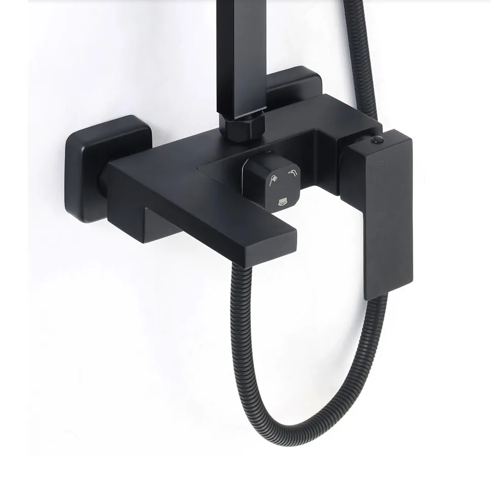 Душевая система D-Lin H10A24, черный