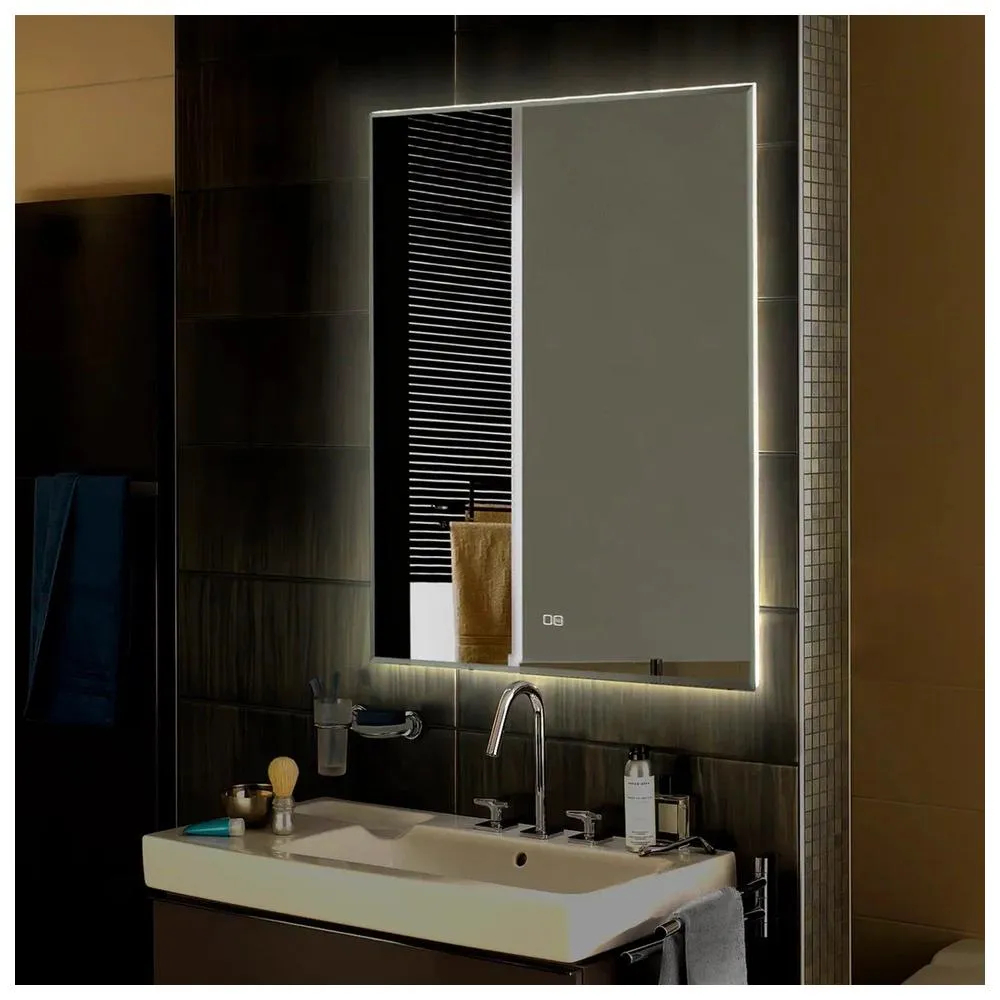 Зеркало Silver Mirrors Алмина 800х1000 - 2 (двойной подогрев, сенсорный выключатель)