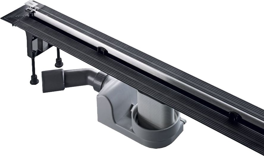 Душевой лоток Viega Advantix Vario Set 704353 с опорами и дизайн-вставкой хром матовый