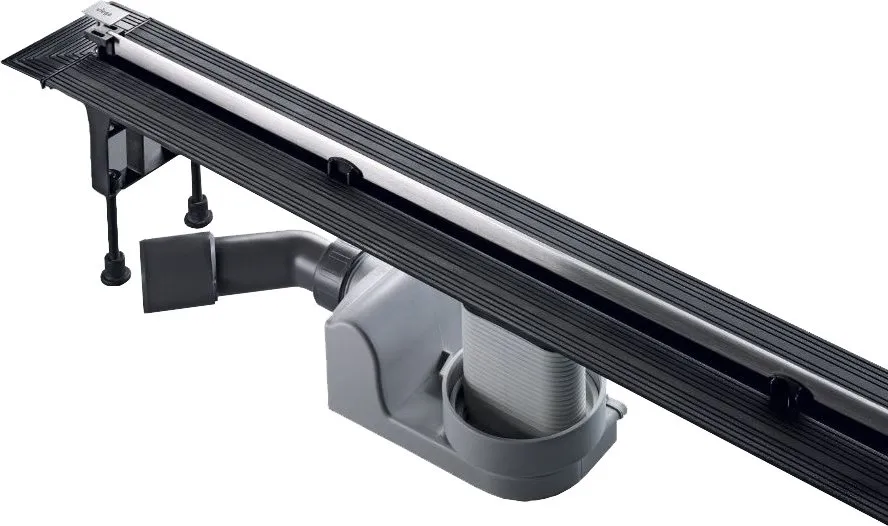 Душевой лоток Viega Advantix Vario Set 704353 с опорами и дизайн-вставкой хром матовый