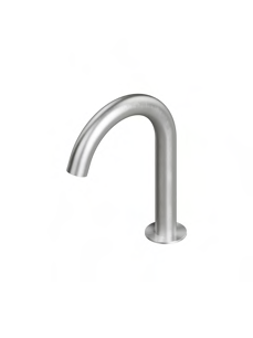 Излив Quadro design Q, сталь брашированная (BC401 AS)