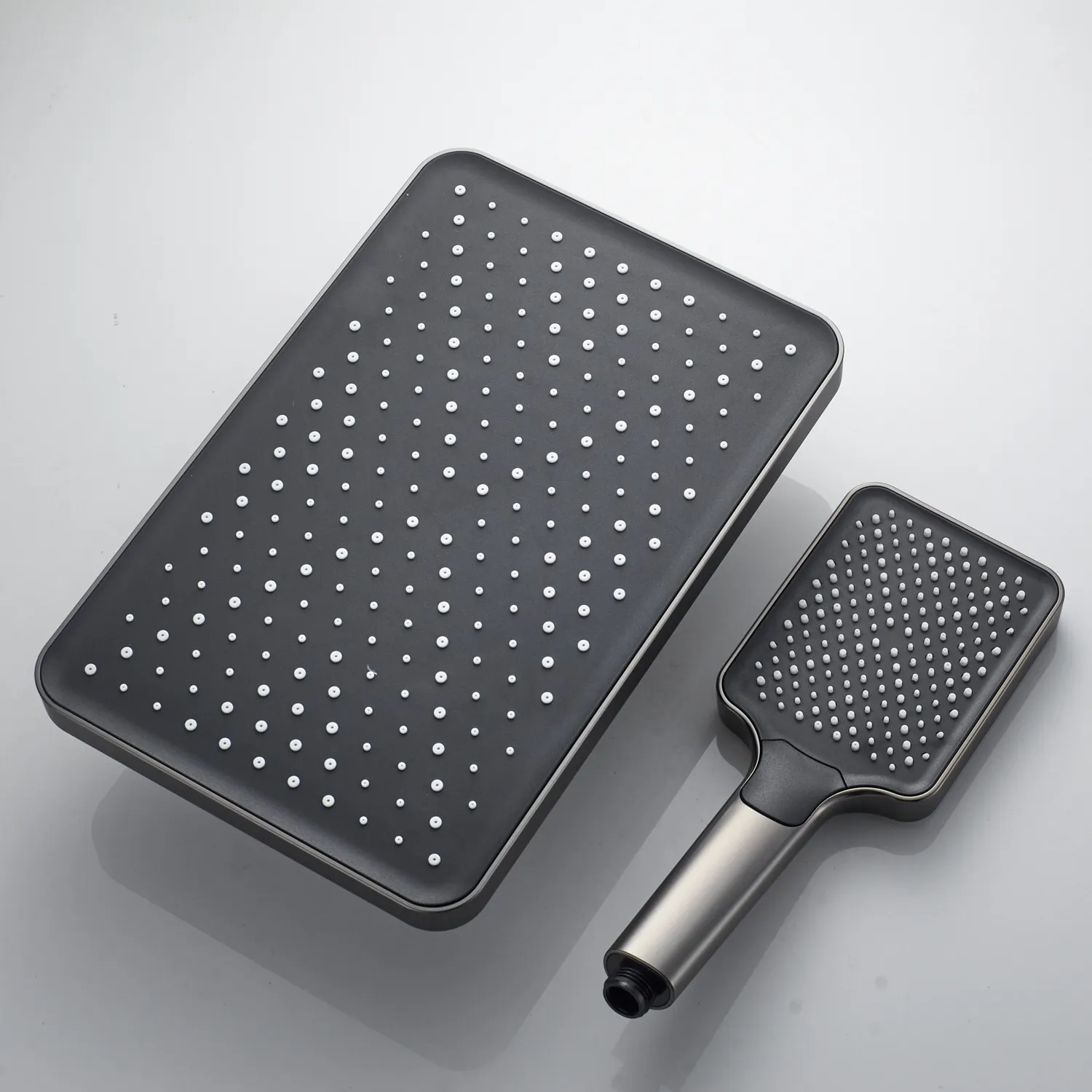 Душевая система встраиваемая Shevanik S9935T, оружейная сталь