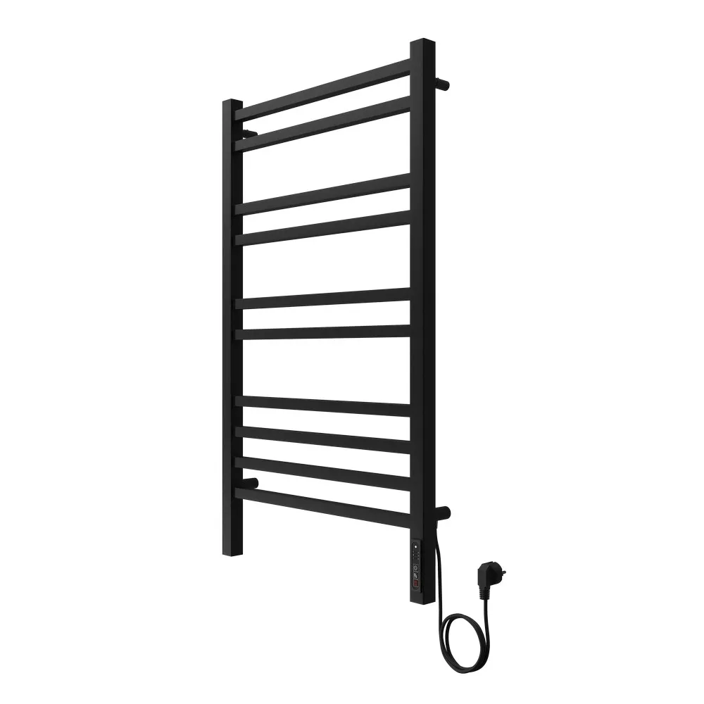 Полотенцесушитель электрический Aquatek Альтаир П10 500х900, quick touch, черный муар