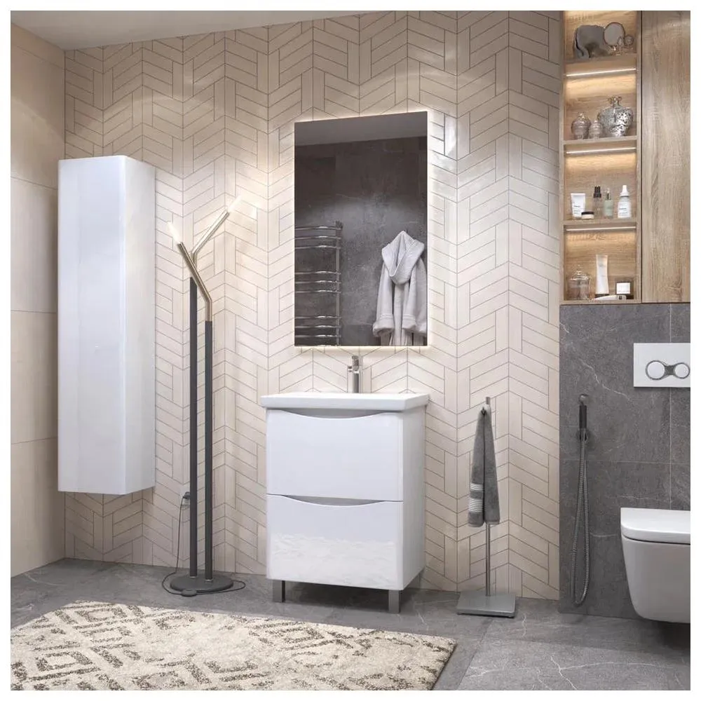 Тумба с раковиной напольная VIGO Glem  322-com, 60 см