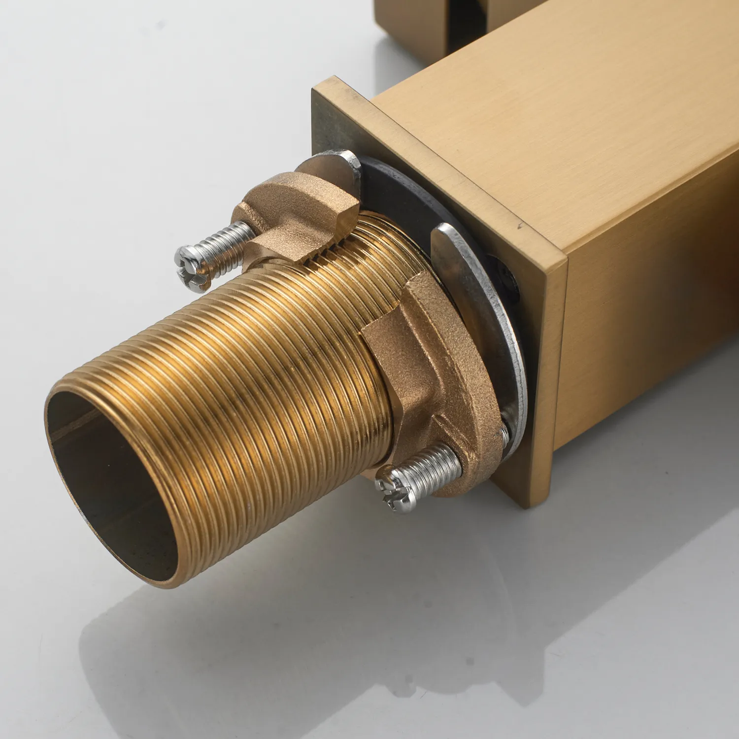 Смеситель для кухни с подключением фильтра Shevanik S148G, золотой сатин