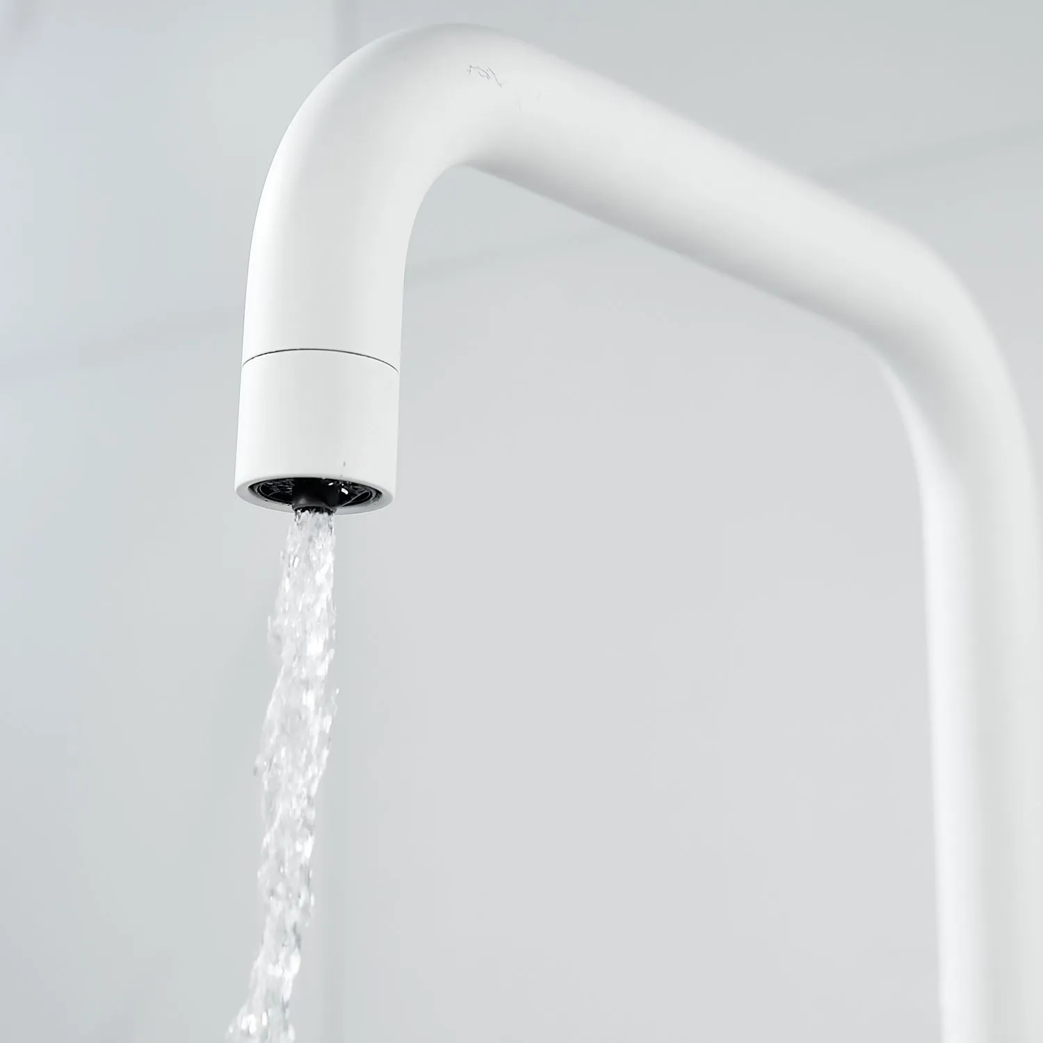 Смеситель для кухни с подключением фильтра воды Raffine F118C, белый